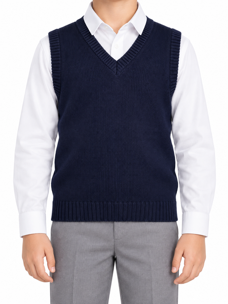 V-Neck Knitted Vest