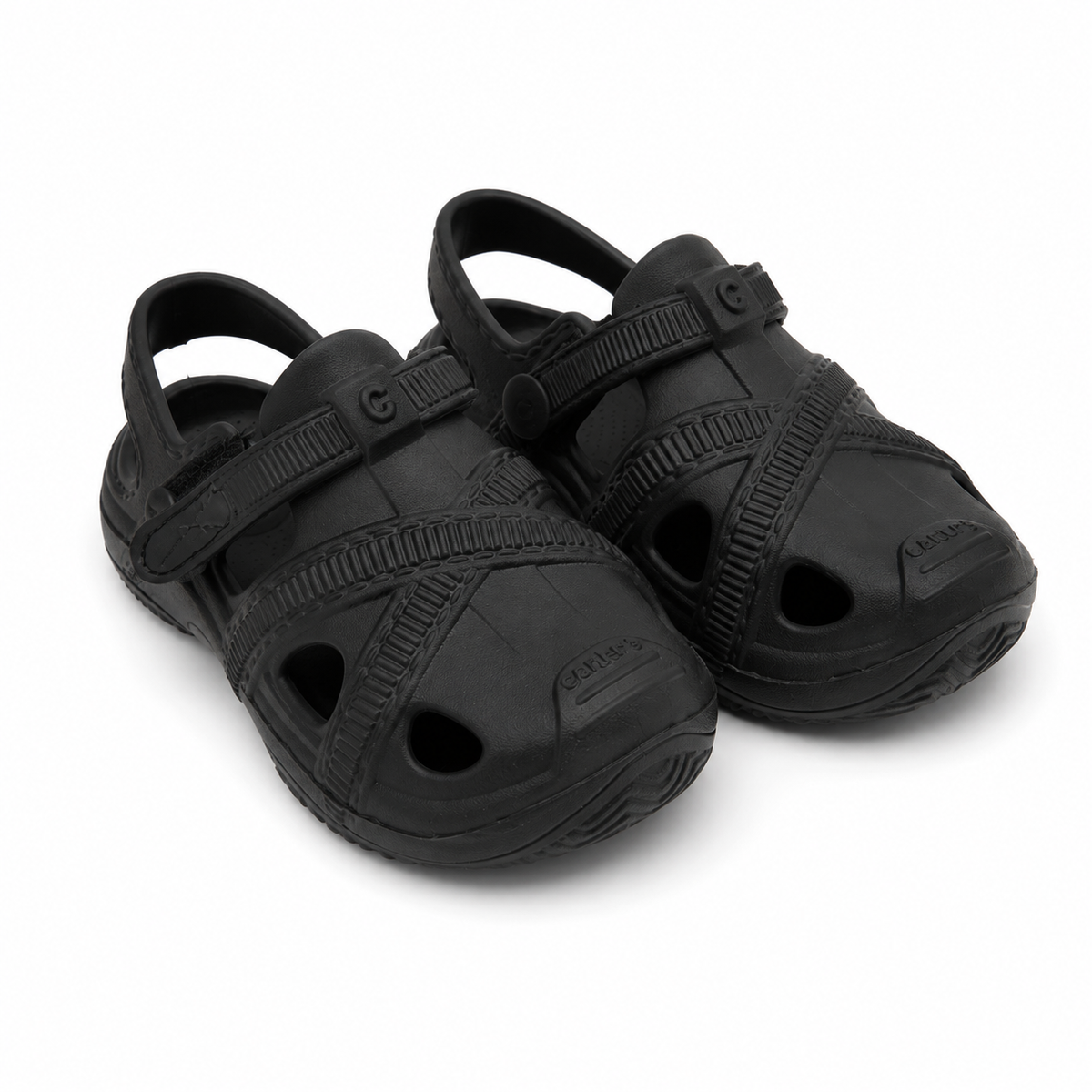 Kids Closed Toe Adjustable Clog Sandals