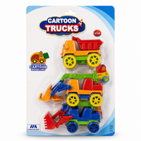 Mini Construction Trucks Play Set