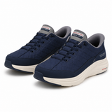 Men Quilted Lace Up Casual Shoes