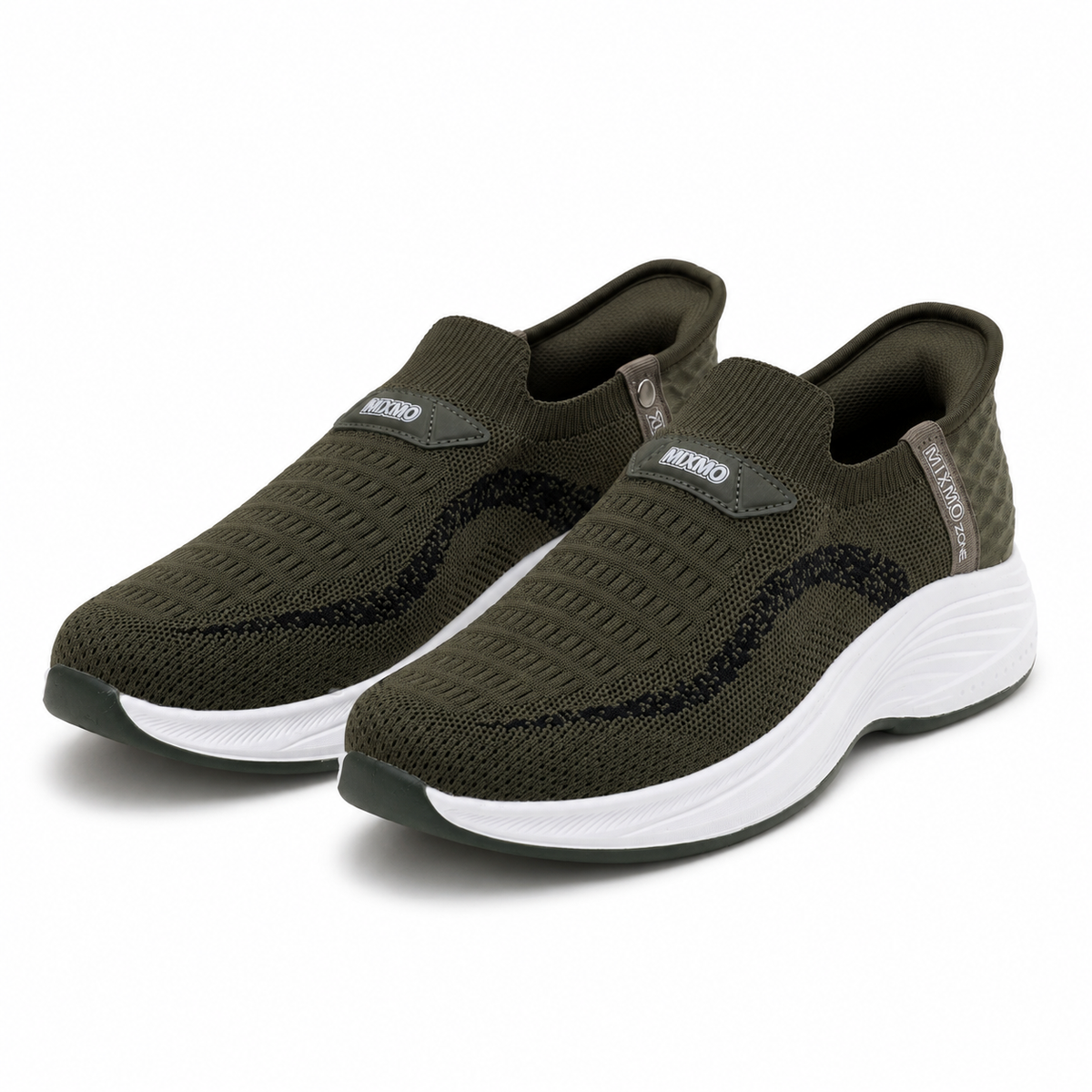 Men Knit Slip On Sneakers