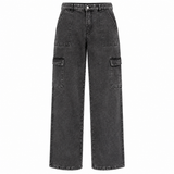 Wide Leg Cargo Jeans
