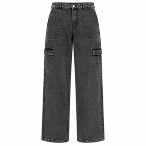 Wide Leg Cargo Jeans