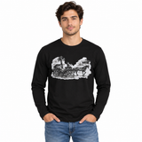 Vintage Carriage Graphic Long Sleeve T-Shirt