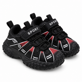 Layered Panel Sport Sneakers
