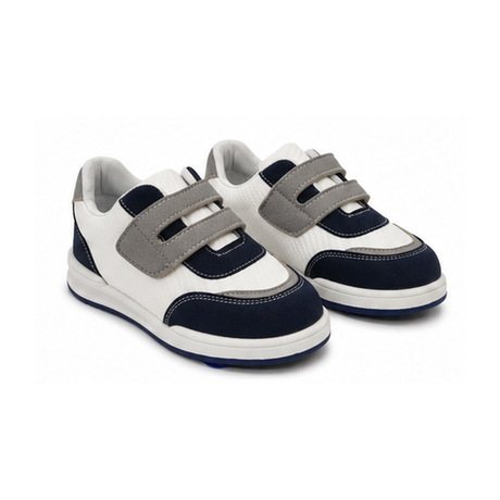 Boys casual sneakers with hook-and-loop straps