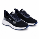 Mesh running shoes with cushioned sole