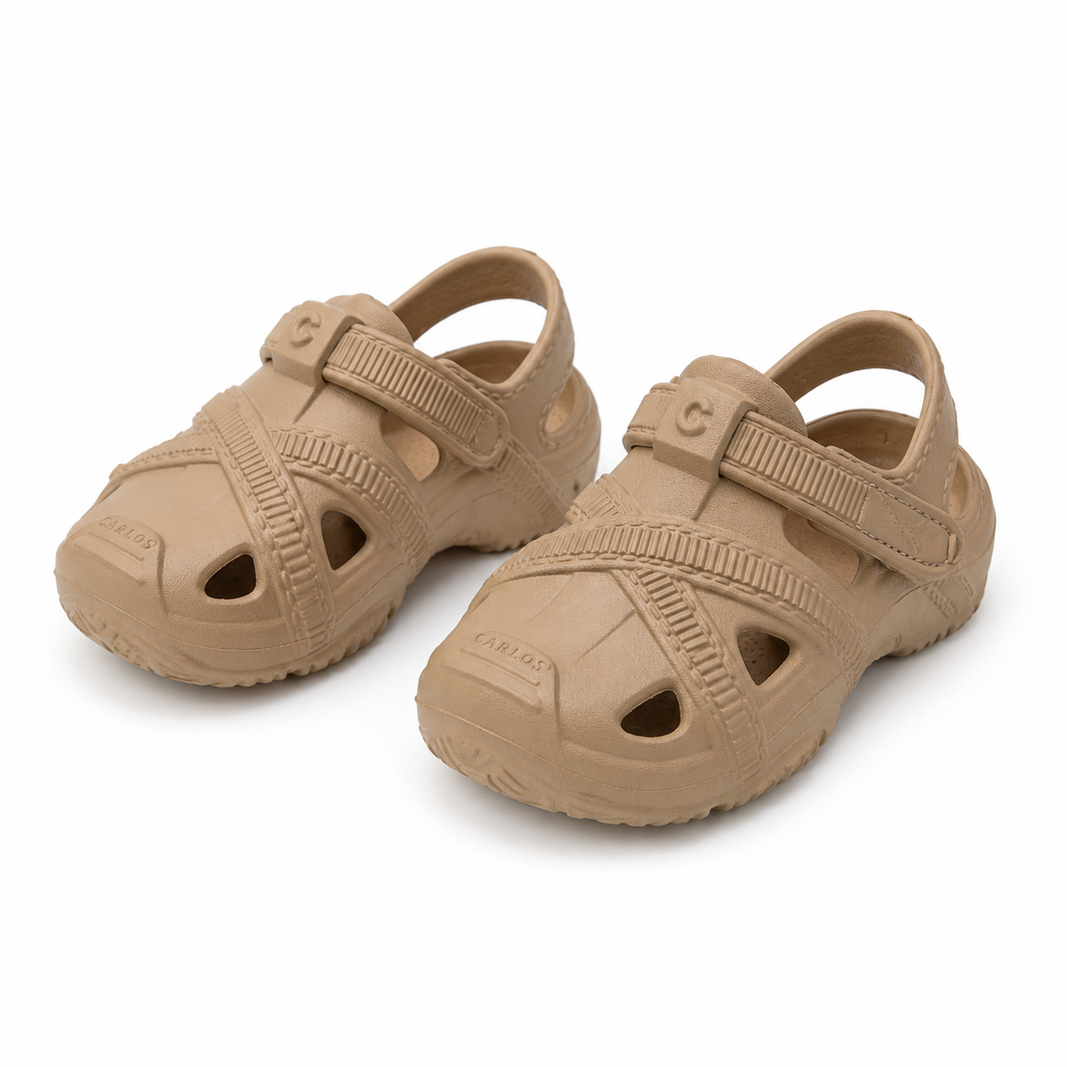 Kids Closed Toe Adjustable Clog Sandals