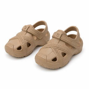 Kids Closed Toe Adjustable Clog Sandals