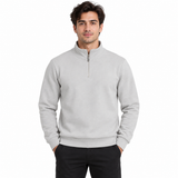 Quarter-Zip Mock Neck Sweatshirt