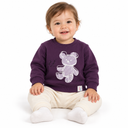 Teddy Bear Print Sweatshirt