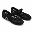 Women Woven Mary Jane Flats