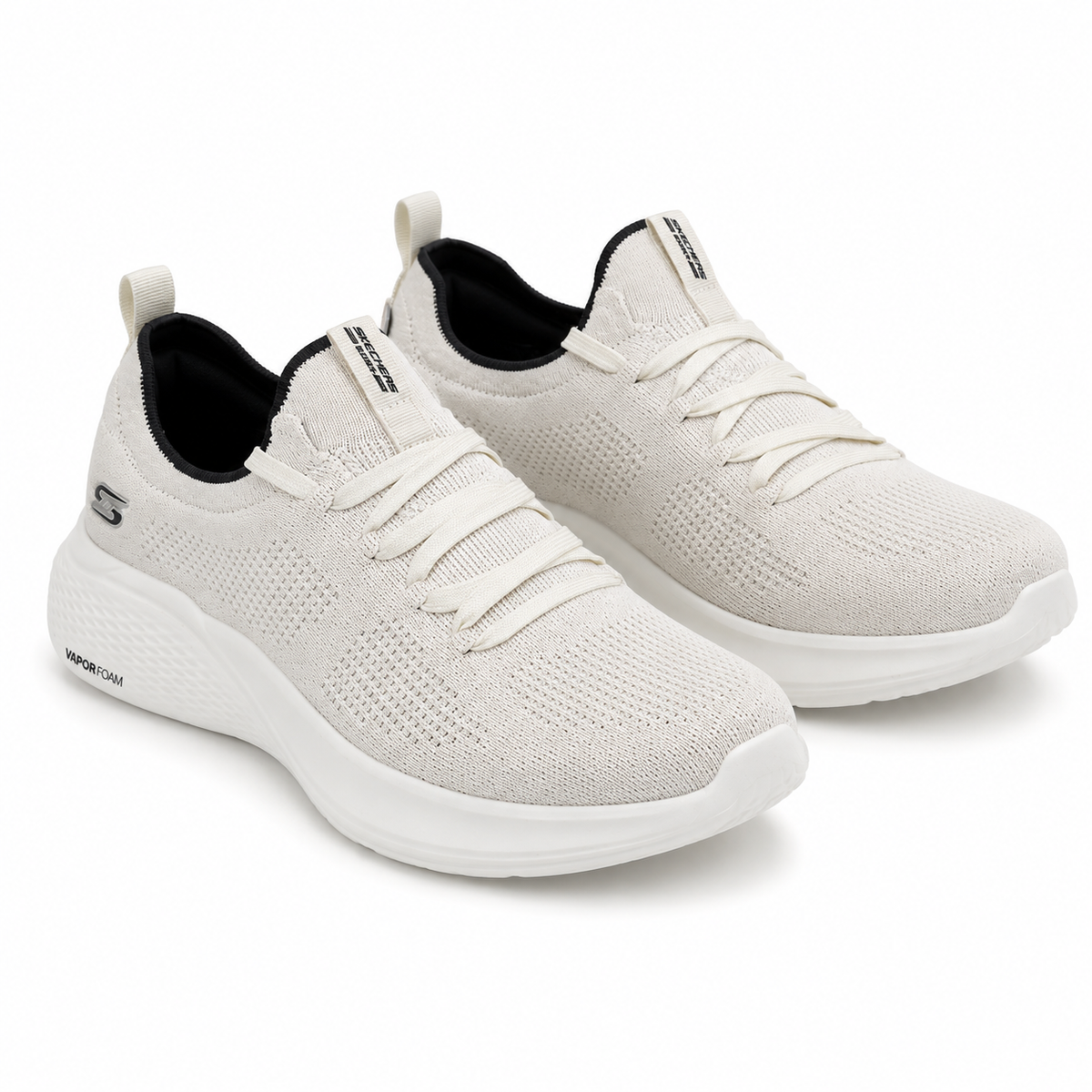 Men Knit Lace Up Sports Shoes
