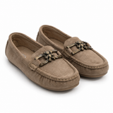 Women Decorative Loafers With Metal Detail