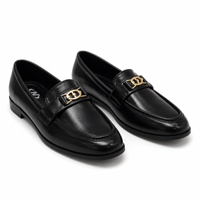 Women Metal Detail Loafers