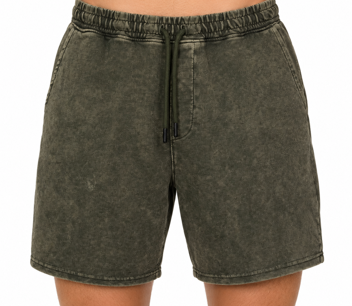 Men Casual Shorts With Elastic Waistband