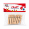 Wooden Craft Clothespins Set Size Free