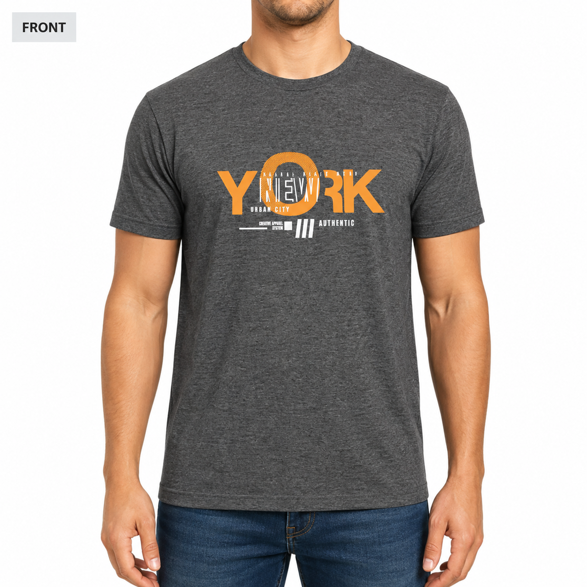Men Graphic Crew Neck T Shirt