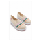 Women Knitted Striped Slip-On Shoes