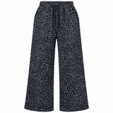 Animal Print Wide Leg Pants