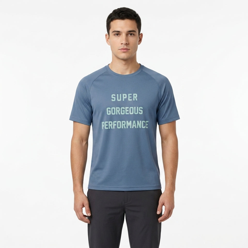 Men Performance Graphic T Shirt
