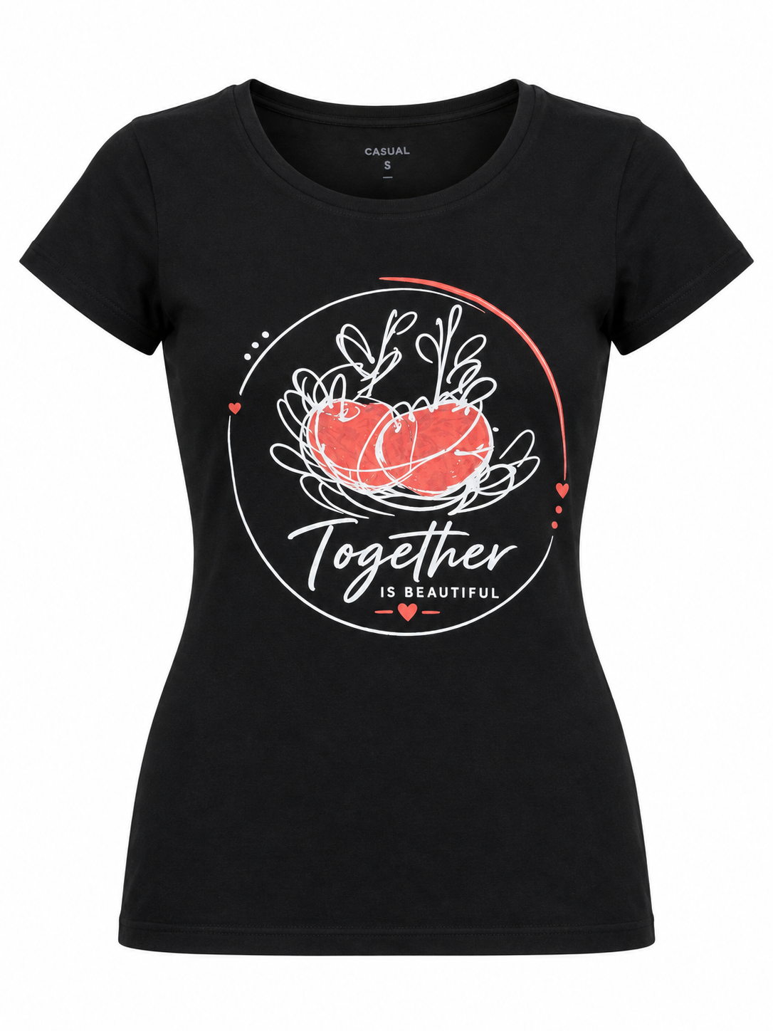 Artistic Graphic Print T-Shirt