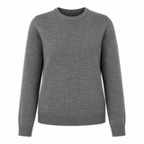 Women Crew Neck Knitted Pullover