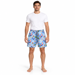 Summer Print Swim Shorts