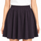 Pleated Elastic Waist Skirt