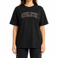 Casual Woman Athletic Graphic T Shirt