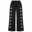 Star Print Wide Leg Pants