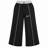 Contrast Stitch Wide Leg Sweatpants