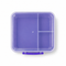 Compartment food box with secure locking lid