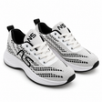 Knit Lace-Up Sneakers