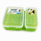Duo lunch box with two separate containers and secure lids