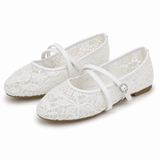 Women Lace Strap Ballet Flats