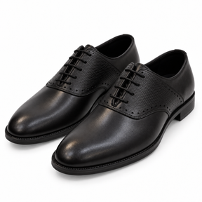 Perforated Detail Derby Shoes