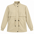 Drawstring Waist Casual Jacket