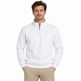 Quarter-Zip Mock Neck Sweatshirt