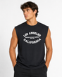 Men California Graphic Sleeveless Tank Top