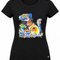 Artistic Cat Graphic T-Shirt