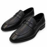 Textured Penny Loafers