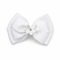 Decorative bow hair clip with floral crystal detail