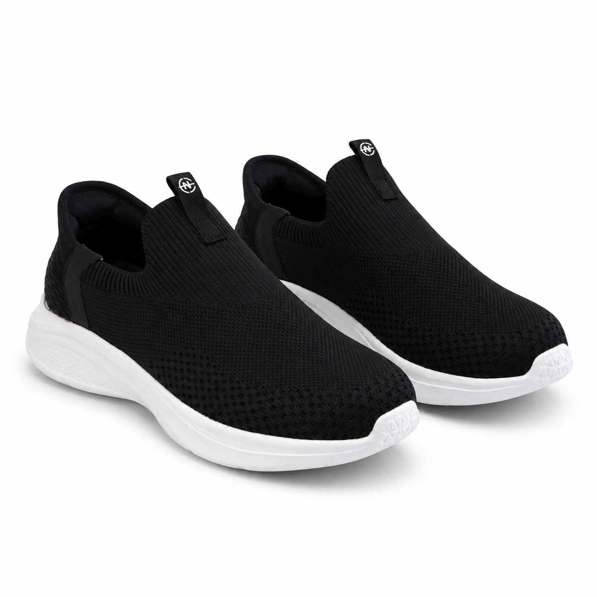 Knit Slip On Casual Sneakers
