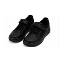 Lace Up Sneakers With Hook And Loop Strap