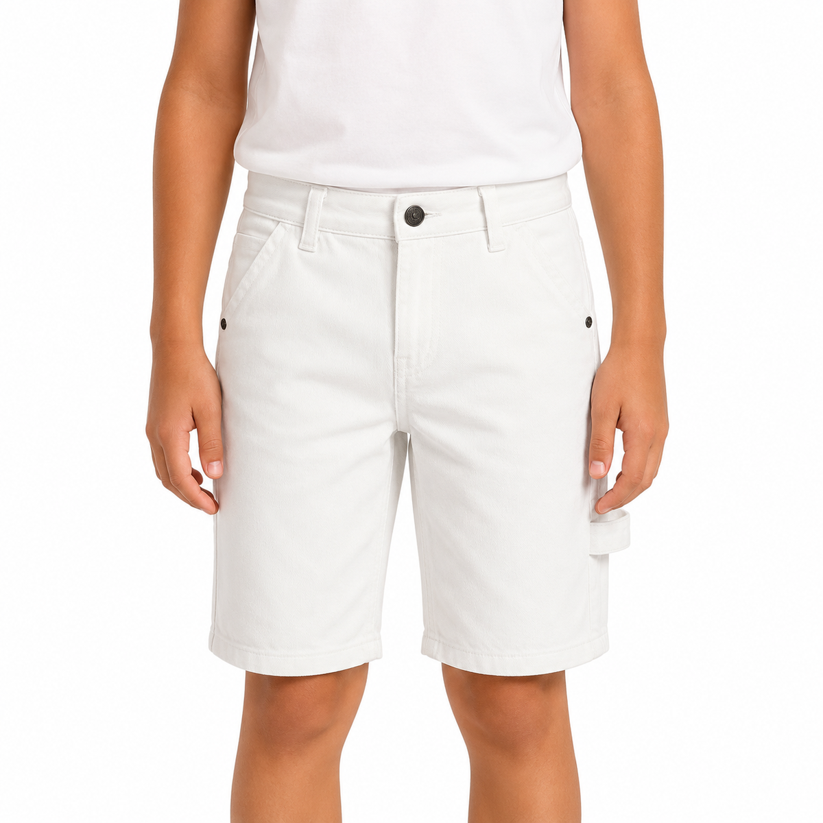 Boys Utility Denim Shorts