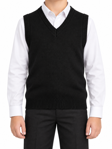 V-Neck Knitted Vest