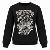 Floral Slogan Sweatshirt