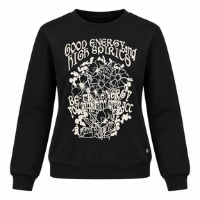 Floral Slogan Sweatshirt