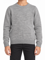 Classic Crew Neck Knitted Pullover